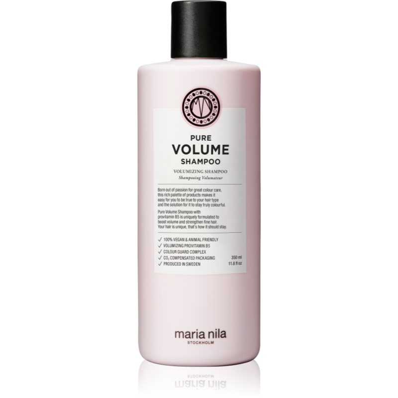 Maria Nila Pure Volume tömegnövelő sampon a selymes hajért szulfátmentes 350 ml-Ár