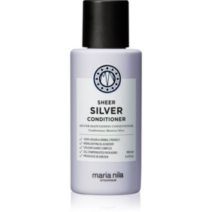 Maria Nila Sheer Silver Conditioner hidratáló kondicionáló sárga tónusok neutralizálására szulfátmentes 100 ml-Ár