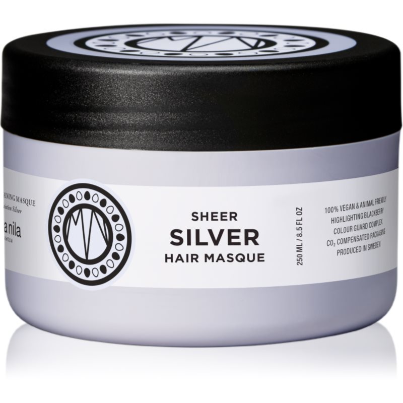 Maria Nila Sheer Silver Masque hidratáló és tápláló maszk szőke hajra 250 ml-Ár