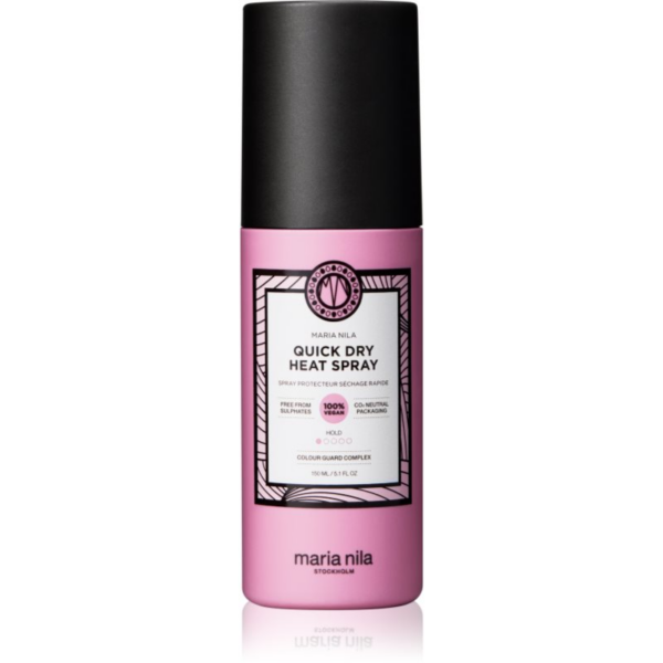 Maria Nila Style & Finish Quick Dry Heat Spray hővédő spray hajsütővassal és hajvasalóval kezelt hajra 150 ml-Ár