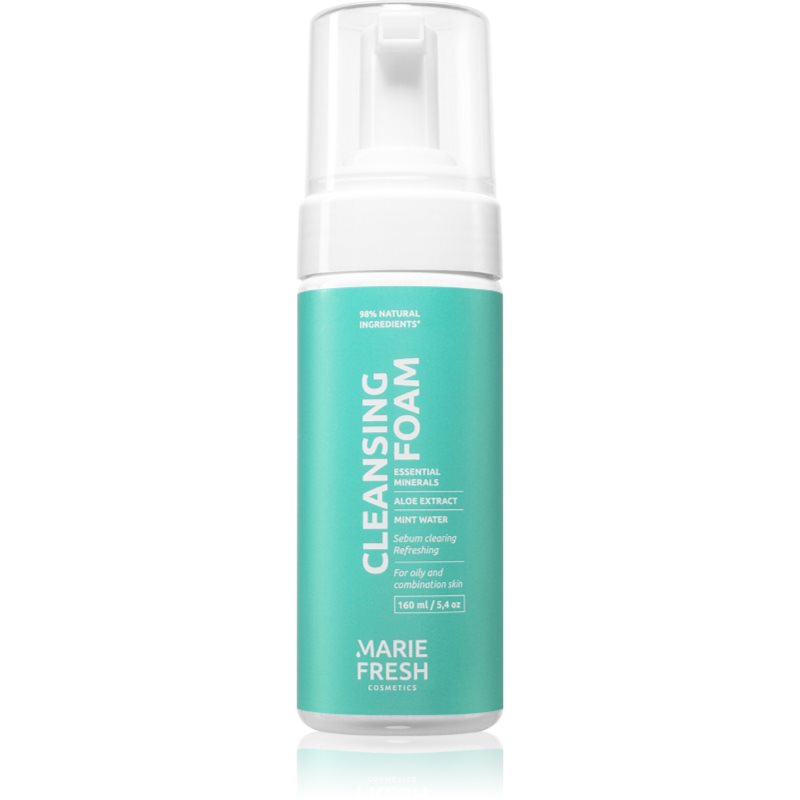 Marie Fresh Cosmetics Cleansing Foam tisztító hab kombinált és zsíros bőrre 160 ml