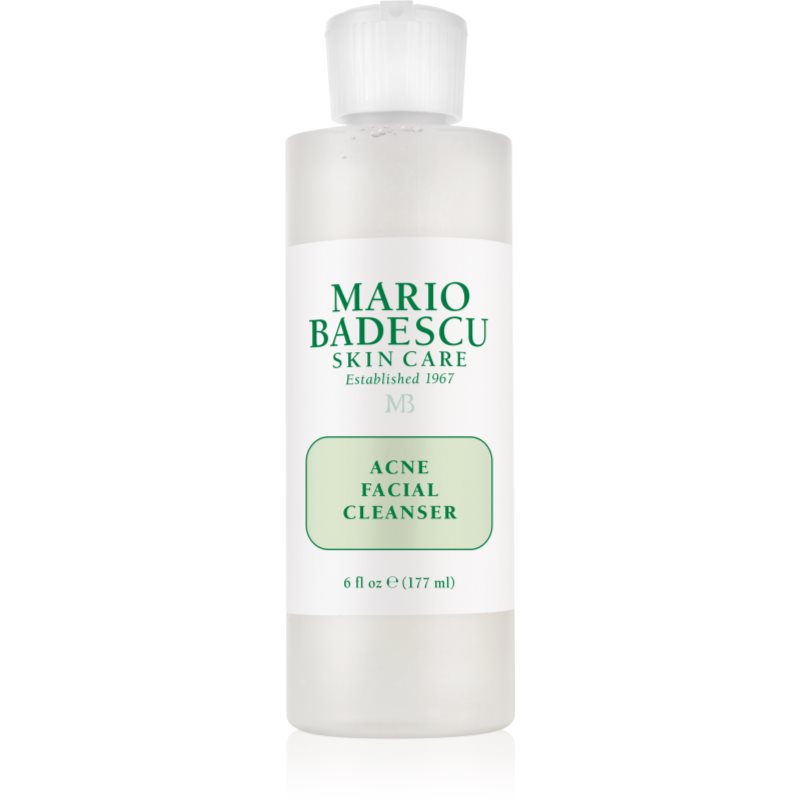 Mario Badescu Acne Facial Cleanser tisztító gél az aknéra hajlamos zsíros bőrre 177 ml-Ár