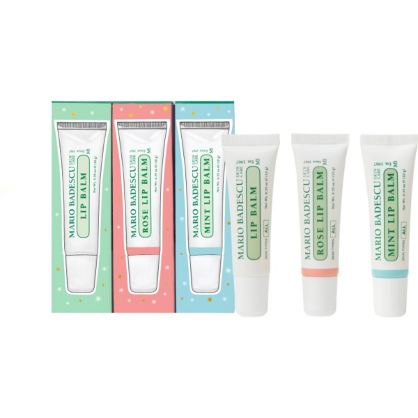 Mario Badescu Lip Balm Trio ajándékszett az ajkakra