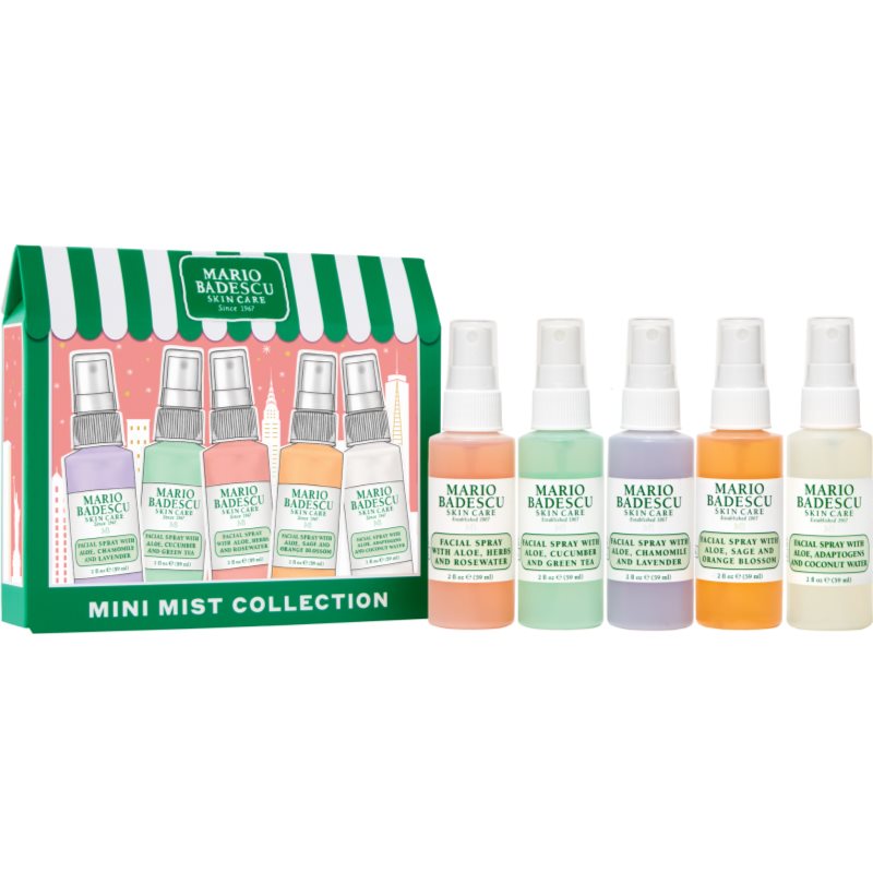 Mario Badescu Mini Mist Collection ajándékszett élénk és hidratált bőr
