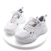 Marjin Women's High-Sole Sneakers Lace-Up Sneakers Virez White.