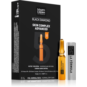 MartiDerm Black Diamond Skin Complex Advanced ampullák fáradt bőrre 5x2 ml-ár