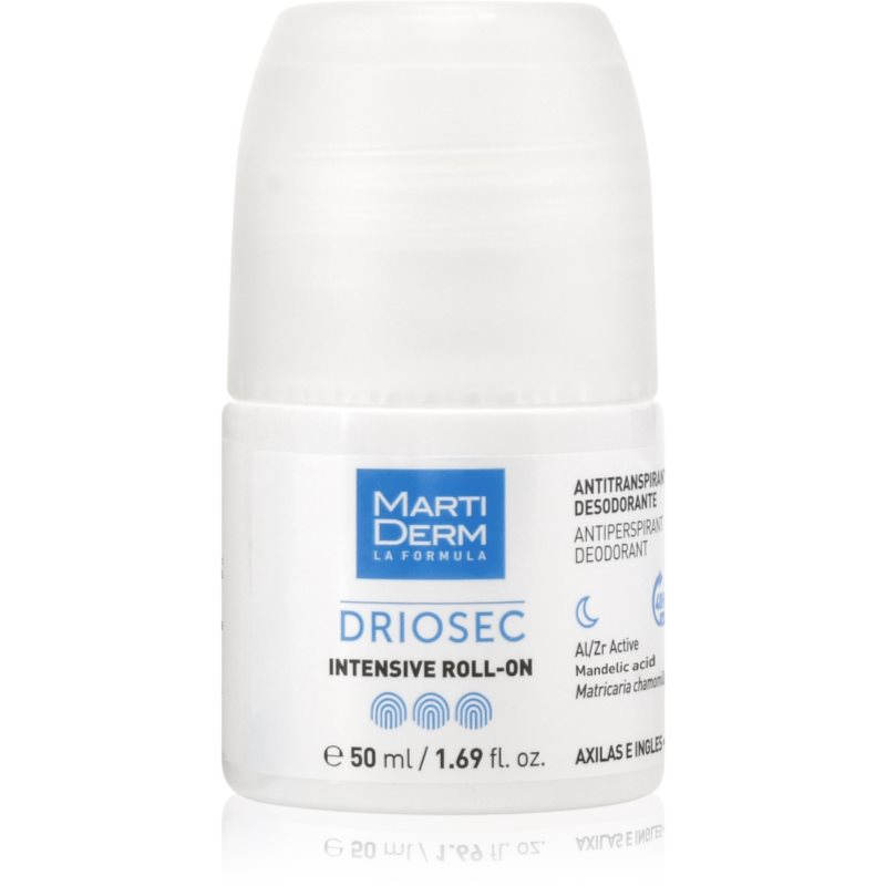 MartiDerm Driosec Intensive Roll-On izzadásgátló az erőteljes izzadás ellen 50 ml-ár