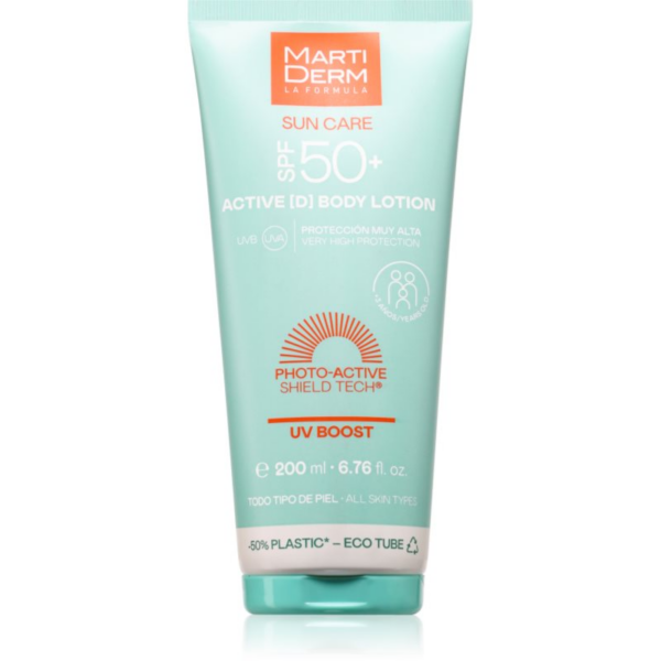 MartiDerm Sun Care Active D Body Lotion napozó krém testre SPF 50 200 ml-ár