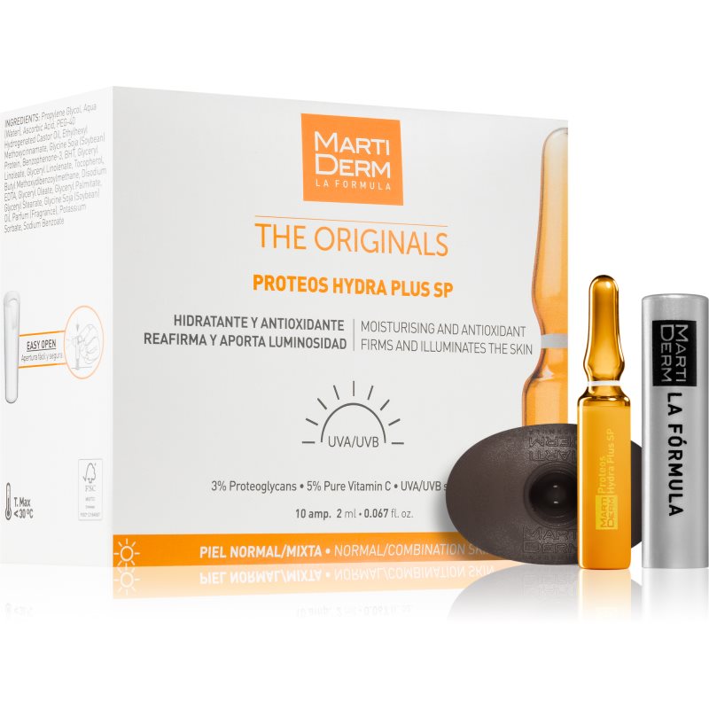MartiDerm The Originals Proteos Hydra Plus SP ampulla a bőröregedés ellen C-vitaminnal 10x2 ml-Ár