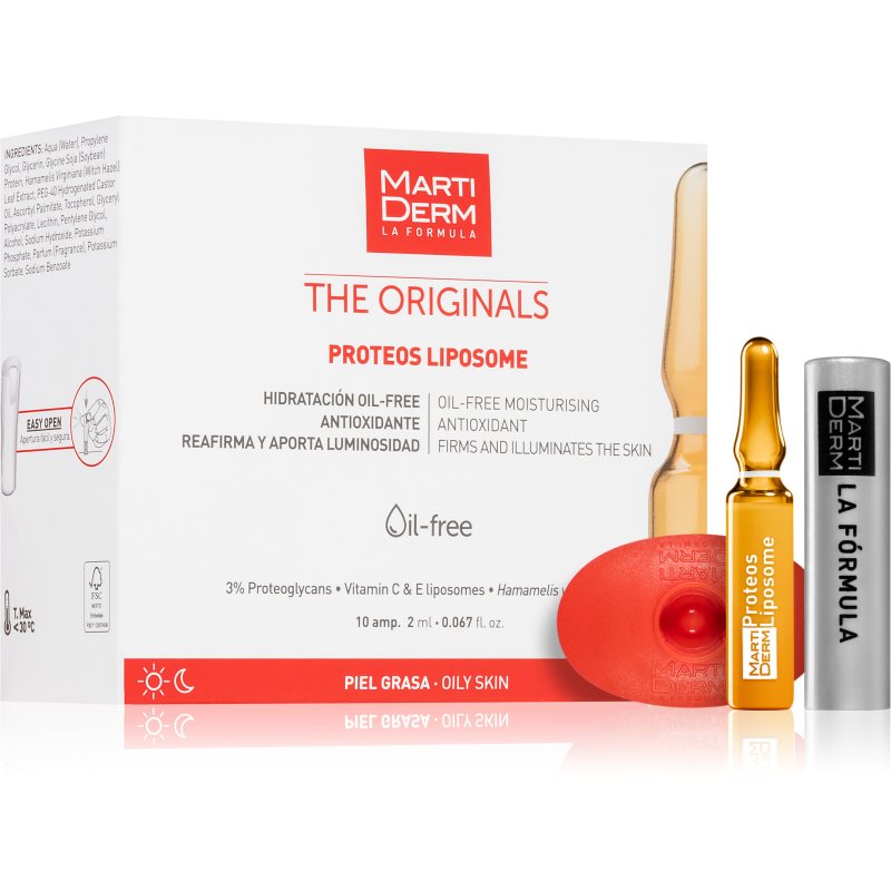 MartiDerm The Originals Proteos Liposome kisimító és élénkítő ápolás ampullákban 10x2 ml-Ár