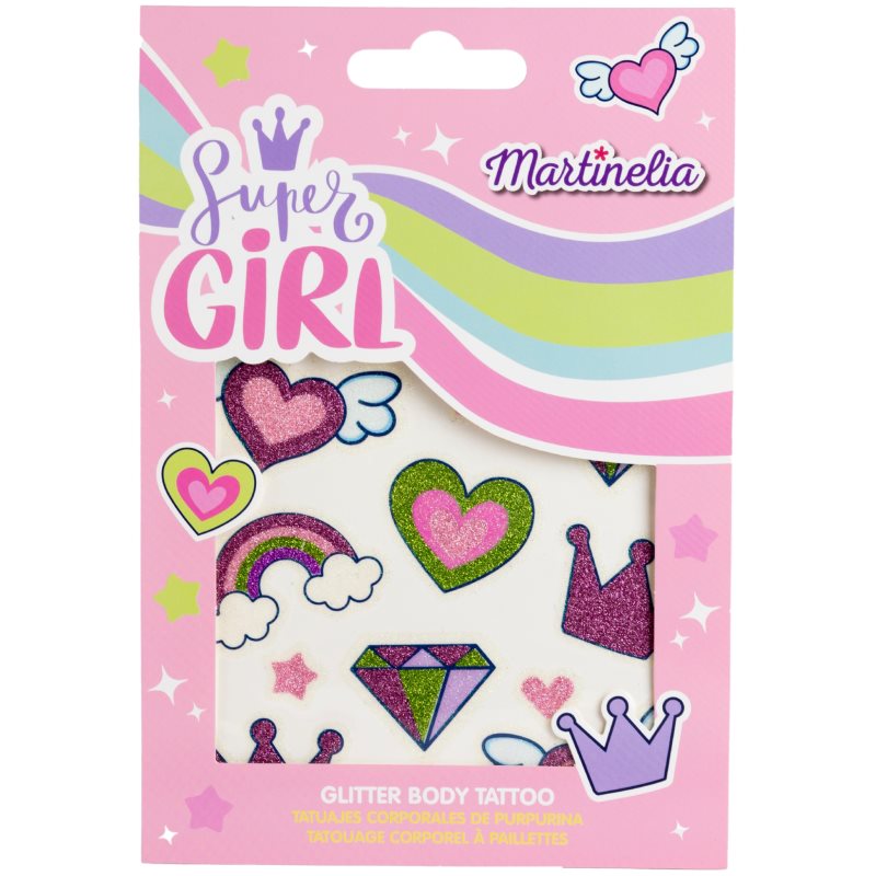 Martinelia Super Girl Glitter Body Tatto tetoválás gyermekeknek 1 db-Ár
