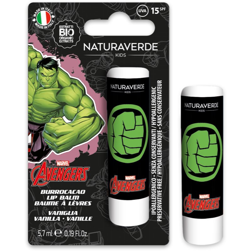 Marvel Avengers Lip Balm ajakbalzsam gyermekeknek Vanilla SPF 15 5