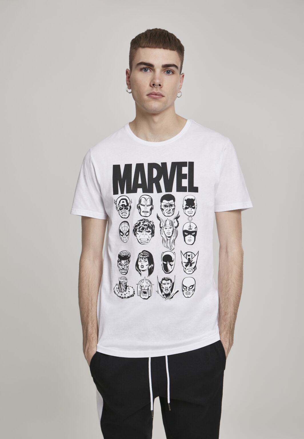 Marvel Crew T-shirt white