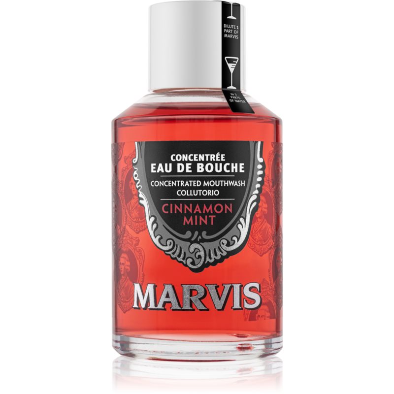 Marvis Concentrated Mouthwash Cinnamon Mint koncentrált szájvíz a friss leheletért 120 ml-Ár
