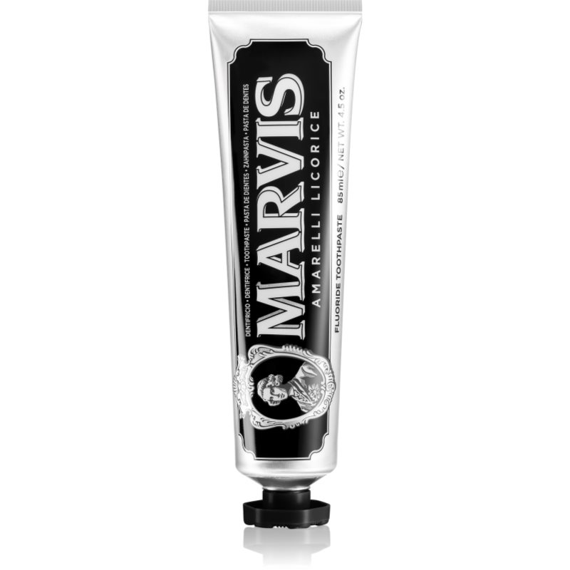 Marvis The Mints Amarelli Licorice fogkrém íz Amarelli Licorice-Mint 85 ml-Eredeti