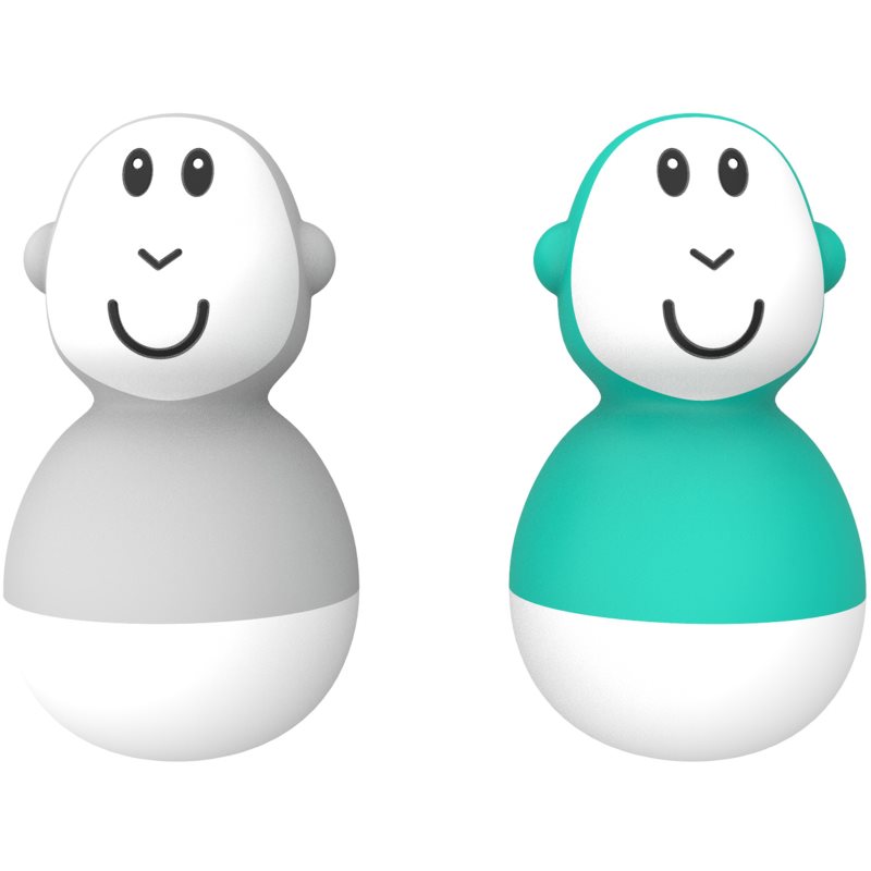 Matchstick Monkey Endless Bathtime Fun Wobblers Fürdőjátékok Cool Grey & Green 2 db-Ár