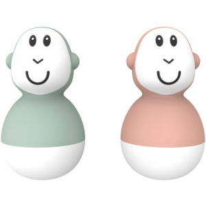 Matchstick Monkey Endless Bathtime Fun Wobblers Fürdőjátékok Mint Green & Dusty Pink 2 db-Ár