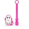 Matchstick Monkey Flat Face Teether & Soother Clip ajándékszett gyermekeknek Pink
