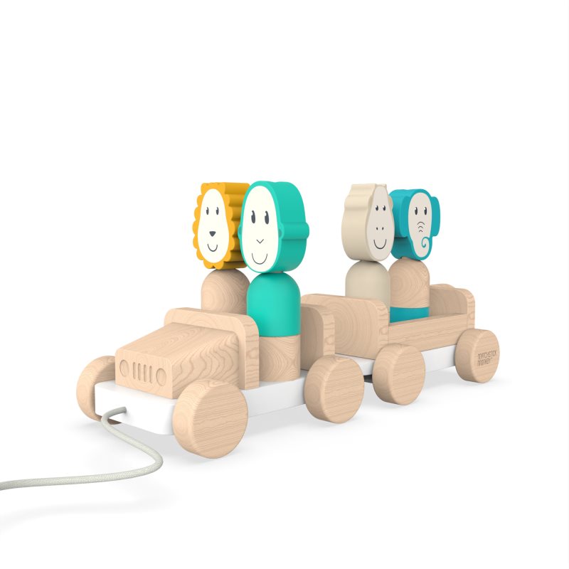 Matchstick Monkey Safari Jeep húzogatós játék 1 db-Ár