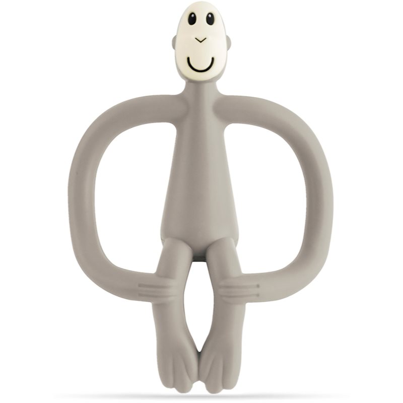 Matchstick Monkey Teething Toy and Gel Applicator rágóka 2in1 kefével Grey 1 db-Ár