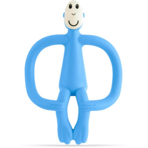 Matchstick Monkey Teething Toy and Gel Applicator rágóka 2in1 kefével Light Blue 1 db-Ár