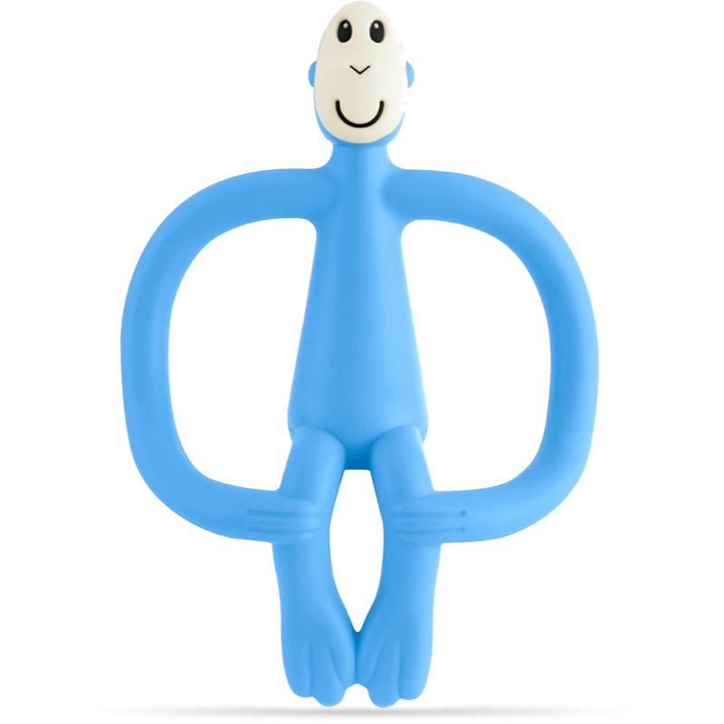 Matchstick Monkey Teething Toy and Gel Applicator rágóka 2in1 kefével Light Blue 1 db-Ár