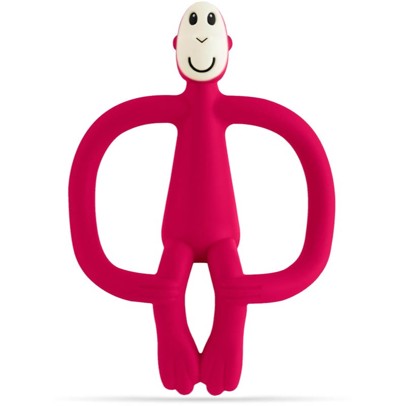 Matchstick Monkey Teething Toy and Gel Applicator rágóka 2in1 kefével Ruby 1 db-Ár
