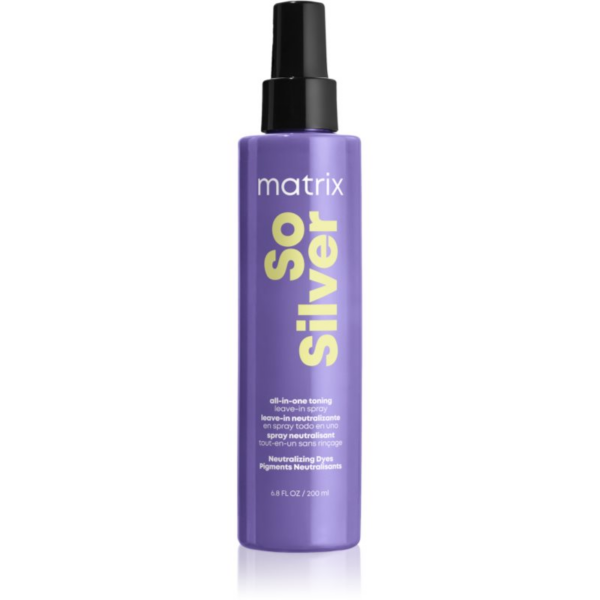 Matrix So Silver haj spray semlegesíti a sárgás tónusokat 200 ml-Ár