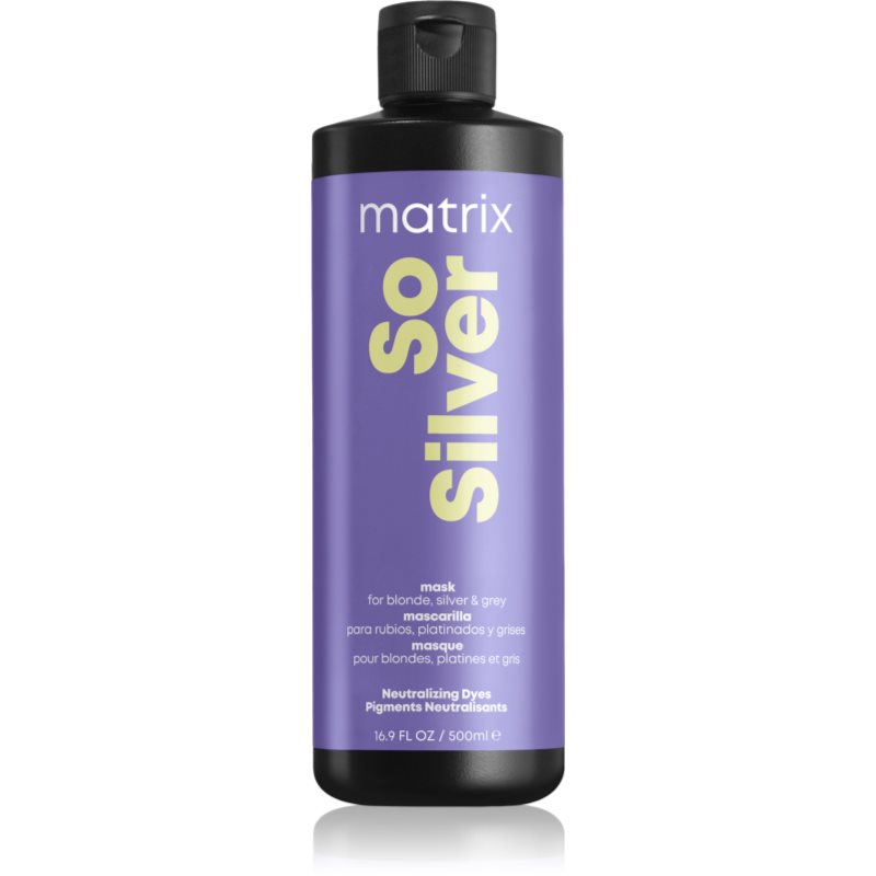 Matrix So Silver maszk semlegesíti a sárgás tónusokat 500 ml-Ár