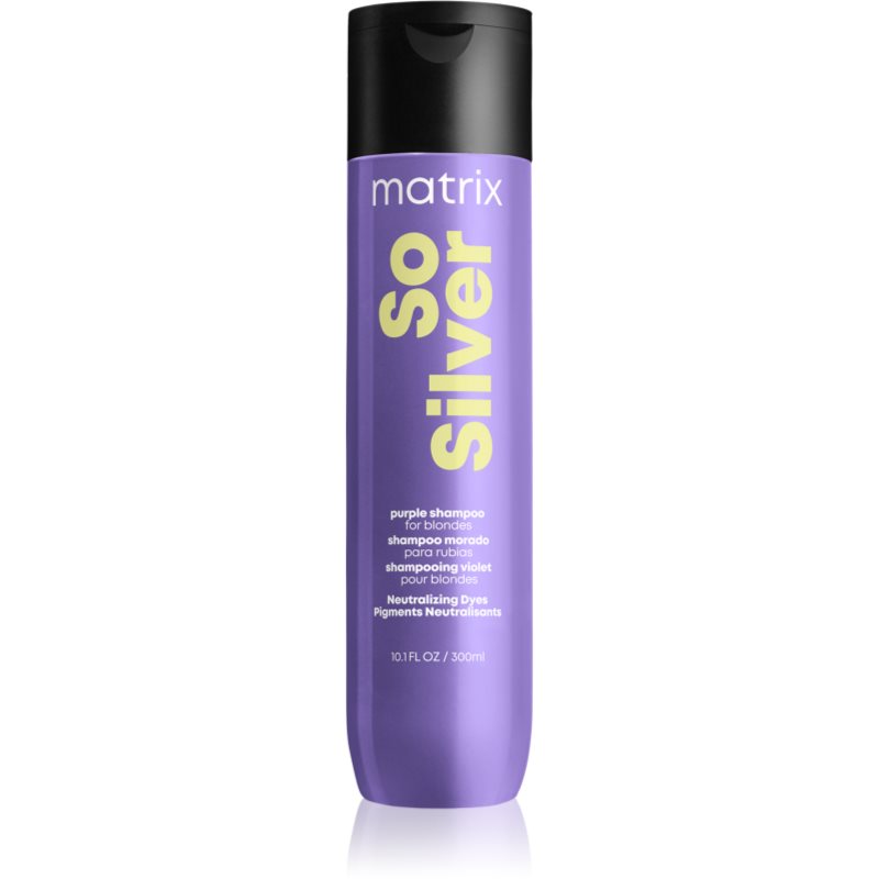 Matrix So Silver sampon semlegesíti a sárgás tónusokat 300 ml-Eredeti