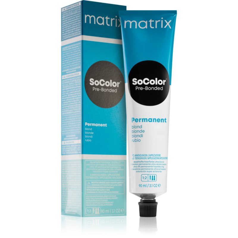 Matrix SoColor Pre-Bonded Blonde tartós hajfesték árnyalat UL-N Blond Natur 90 ml-Ár
