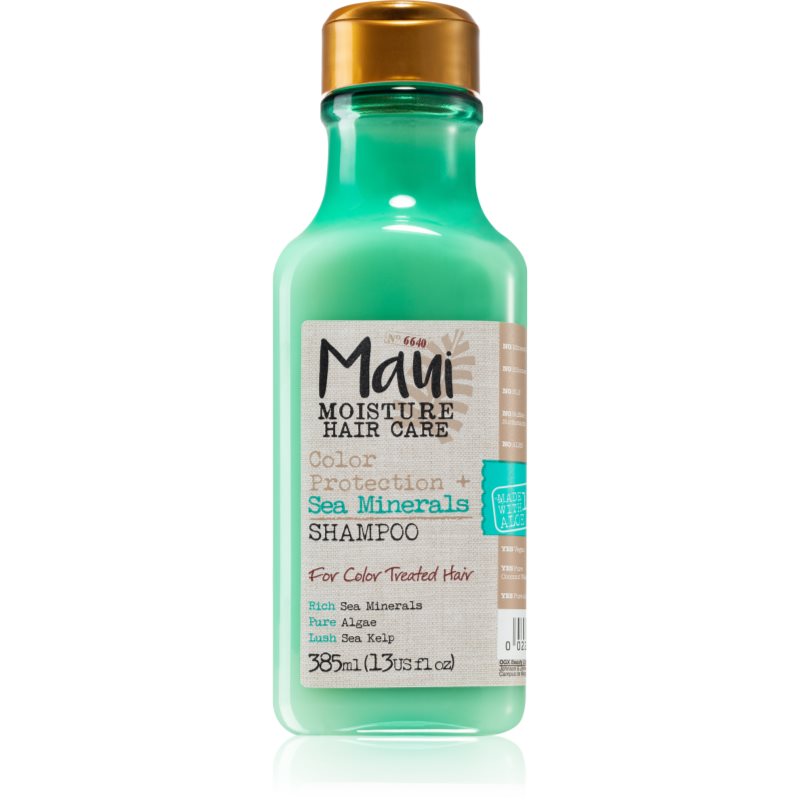 Maui Moisture Colour Protection + Sea Minerals élénkítő és erősítő sampon a festett hajra ásványi anyagokkal 385 ml-Ár