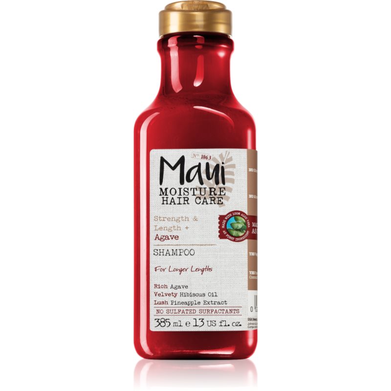 Maui Moisture Strength & Lenght + Agave erősítő sampon a kémiailag kezelt hajra 385 ml-Ár