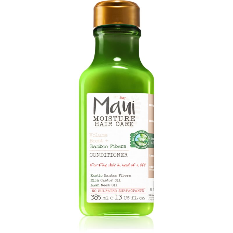 Maui Moisture Volume Boost + Bamboo Fibers erősítő kondicionáló a finom hajért 385 ml-Ár