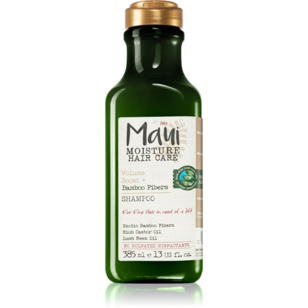 Maui Moisture Volume Boost + Bamboo Fibers erősítő sampon finom és lesimuló hajra 385 ml-Ár