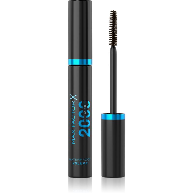Max Factor 2000 Calorie szempillaspirál a dús pillákért vízálló árnyalat Black 9 ml-Eredeti