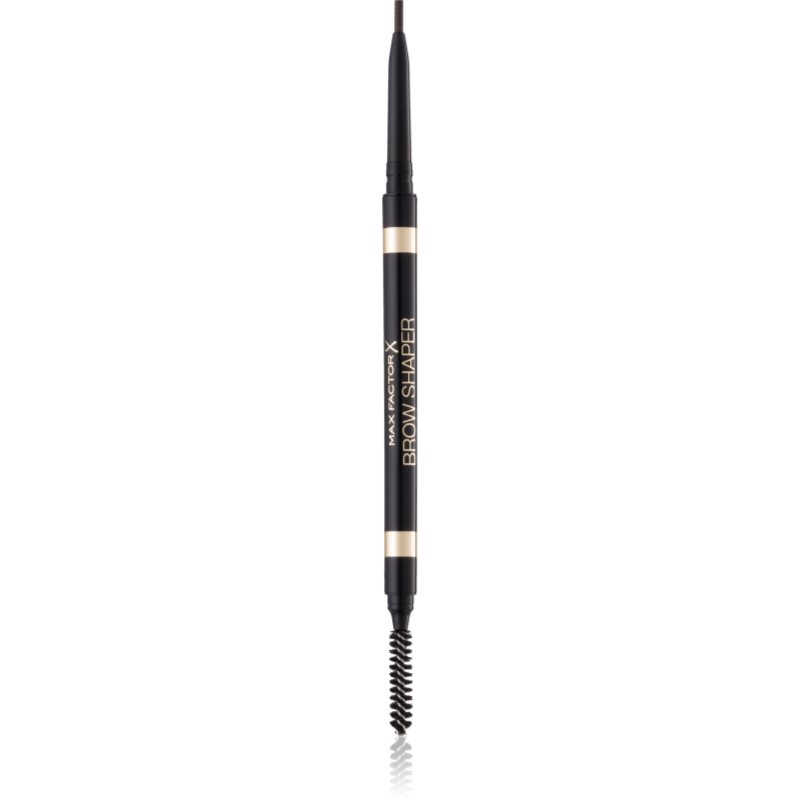 Max Factor Brow Shaper automatikus szemöldökceruza kefével árnyalat 30 Deep Brown 1 g-Eredeti