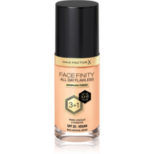 Max Factor Facefinity All Day Flawless tartós alapozó SPF 20 árnyalat 33 Crystal Beige 30 ml-Ár