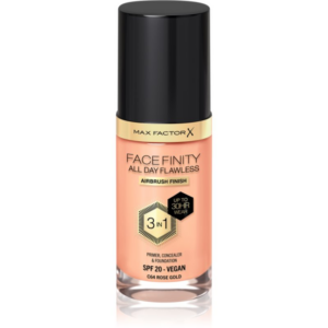 Max Factor Facefinity All Day Flawless tartós alapozó SPF 20 árnyalat 64 Rose Gold 30 ml-Ár