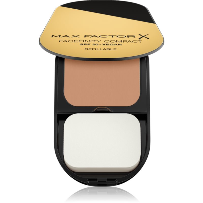 Max Factor Facefinity Refillable kompakt mattító alapozó SPF 20 árnyalat 005 Sand 10 g-Ár