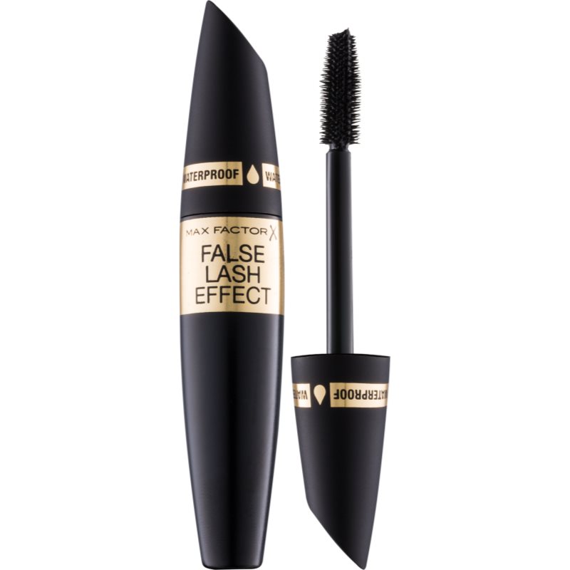 Max Factor False Lash Effect vízálló szempillaspirál a dús és szétválasztott pillákért árnyalat Black 13