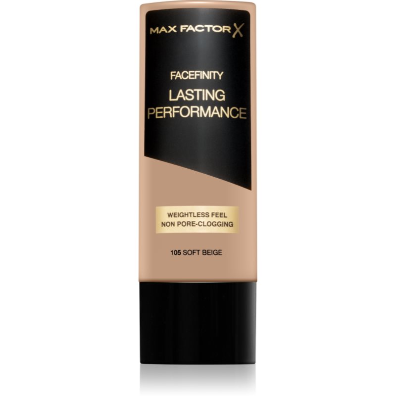 Max Factor Lasting Performance tartós folyékony alapozó árnyalat 105 Soft Beige 35 ml-Eredeti