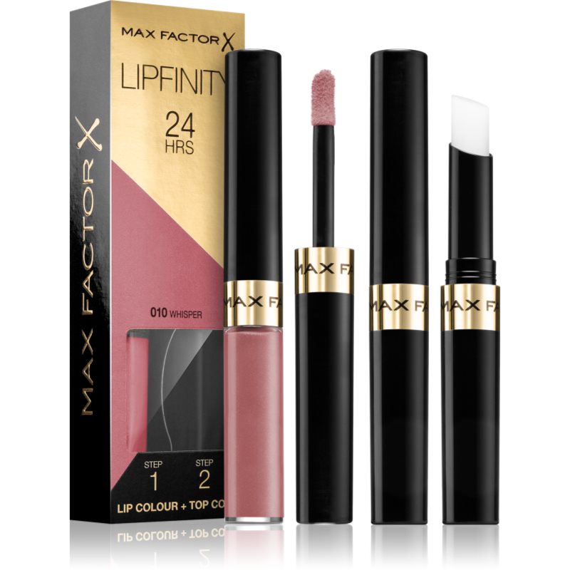 Max Factor Lipfinity Lip Colour hosszan tartó rúzs balzsammal árnyalat 010 Whisper 4