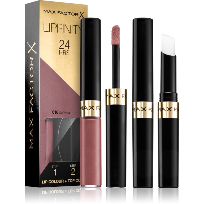Max Factor Lipfinity Lip Colour hosszan tartó rúzs balzsammal árnyalat 016 Glowing 4