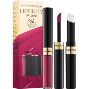 Max Factor Lipfinity Lip Colour hosszan tartó rúzs balzsammal árnyalat 040 Vivacious 4.2 g-Eredeti