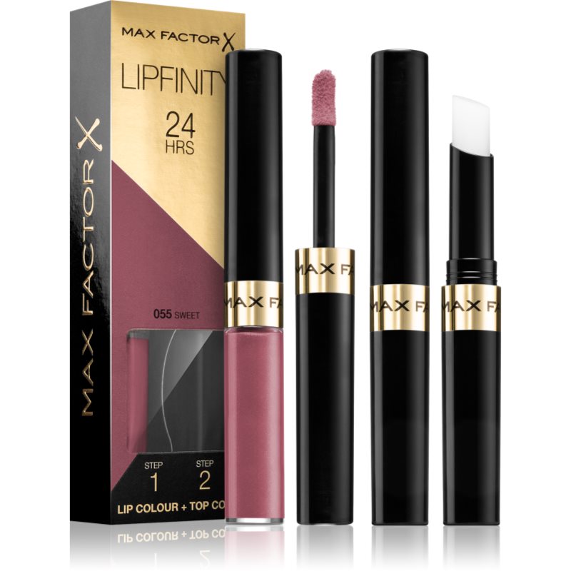 Max Factor Lipfinity Lip Colour hosszan tartó rúzs balzsammal árnyalat 055 Sweet 4