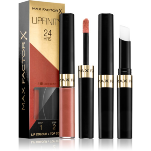 Max Factor Lipfinity Lip Colour hosszan tartó rúzs balzsammal árnyalat 115 Confident 4