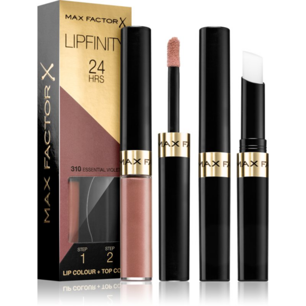 Max Factor Lipfinity Lip Colour hosszan tartó rúzs balzsammal árnyalat 310 Essential Violent 4