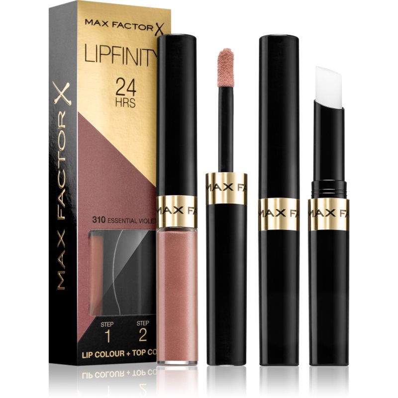 Max Factor Lipfinity Lip Colour hosszan tartó rúzs balzsammal árnyalat 310 Essential Violent 4