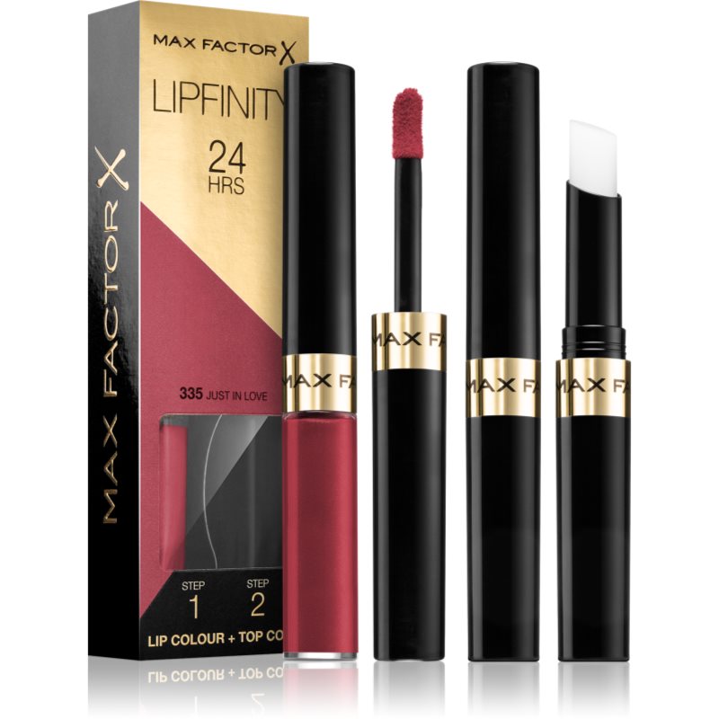 Max Factor Lipfinity Lip Colour hosszan tartó rúzs balzsammal árnyalat 335 Just In Love 4